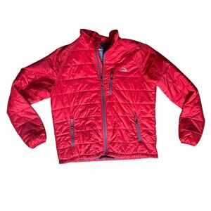 L.L. Bean Men's Primaloft Puffer Jacket in Bright Red Size Large Gorpcore